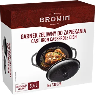 Garnek żeliwny do zapiekania, 5.5 L – zdjęcie 6