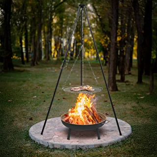 Trójnóg ogniskowy z rusztem, 150 cm – zdjęcie 7