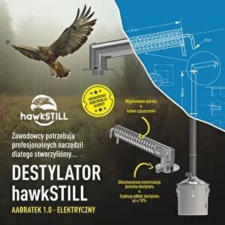 Destylator hawkSTILL Aabratek 30L, 48mm 1.0 LITE – zdjęcie 18
