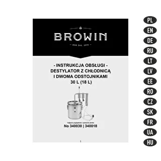 Destylator 18 L ze stali nierdzewnej - 2 odstojniki – zdjęcie 8