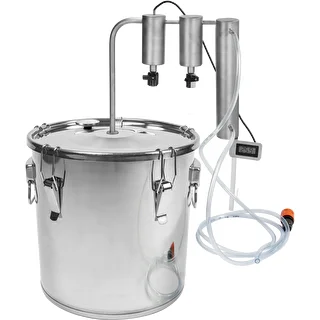 Destylator 30 L ze stali nierdzewnej - 2 odstojniki – zdjęcie 1