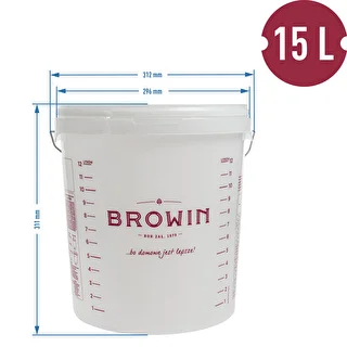 Pojemnik fermentacyjny - nadruk, pokrywka, 15 L – zdjęcie 10