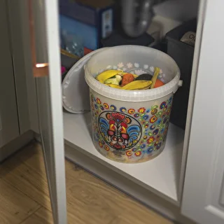 Wiadro spożywcze GWIOZDA - z pokrywką, 10 L – zdjęcie 8