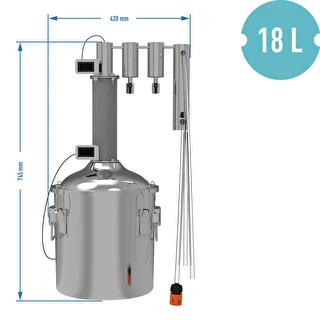 Destylator hawkSTILL 1.0 CONVEX 18L- MUNIN – zdjęcie 13