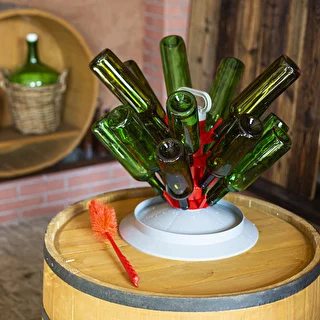 Butelka na wino 0,75 L zielona - zgrzewka 8 szt. – zdjęcie 9
