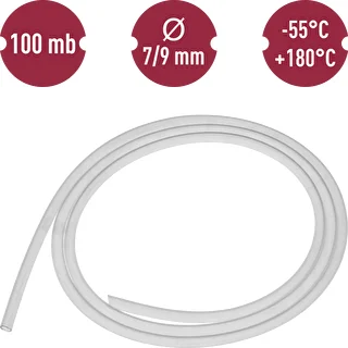 Wężyk silikonowy fi 7/9mm -55 +180°C  mb – zdjęcie 2