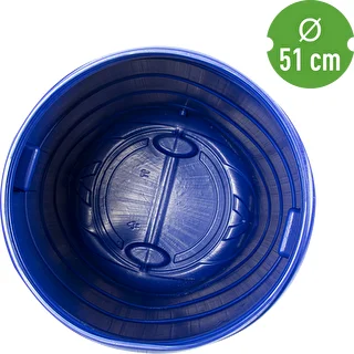 Beczka na kiszonki 240 L niebieska – zdjęcie 4