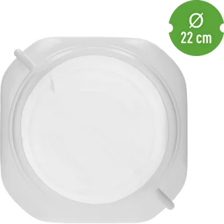 Beczka Kwadratowa na 30 L, biała, z uchwytami, Sterk – zdjęcie 5