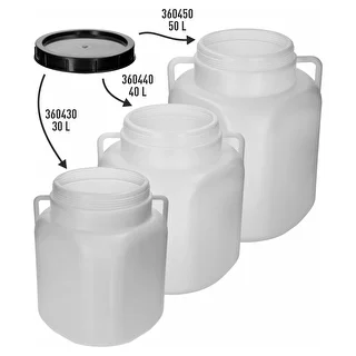 Zakrętka do beczek kwadratowych 30, 40 i 50 L, fi 22 cm – zdjęcie 3