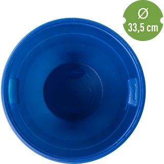 Beczka na kapustę 60 L, z obręczą dociskową, niebieska, Sterk – zdjęcie 4