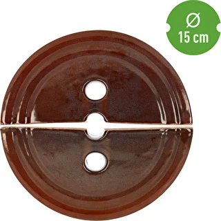 Kamień dociskowy do beczek, kamionkowy, fi 15 cm – zdjęcie 4