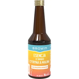 Esencja o smaku cytrynowo-malinowym - 40 ml, na 4L – zdjęcie 1