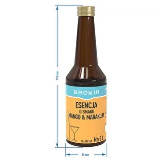 Esencja o smaku mango & marakuja na 2 L - 40ml – zdjęcie 7