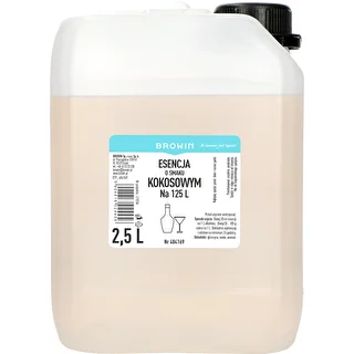 Esencja o smaku kokosowym, 2,5L, na 125L gotowego trunku – zdjęcie 1