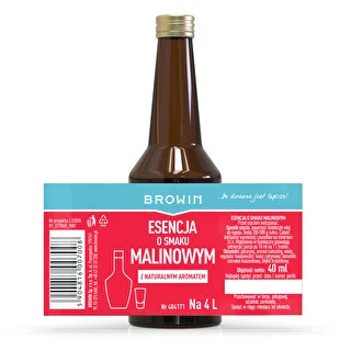 Esencja o smaku malinowym z naturalnym aromatem na 4 L - 40 ml – zdjęcie 6