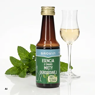 Esencja o smaku mięty ogrodowej, na 4 L, 40 ml – zdjęcie 3