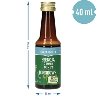 Esencja o smaku mięty ogrodowej, na 4 L, 40 ml – zdjęcie 6