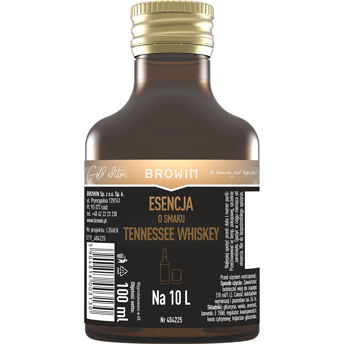 Esencja o smaku Tennessee whiskey na 10 L - 100 ml