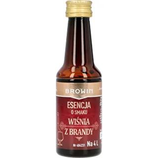 Esencja o smaku Wiśnia z brandy, 40 ml - na 4 L – zdjęcie 1