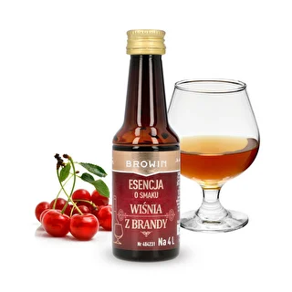 Esencja o smaku Wiśnia z brandy, 40 ml - na 4 L – zdjęcie 3