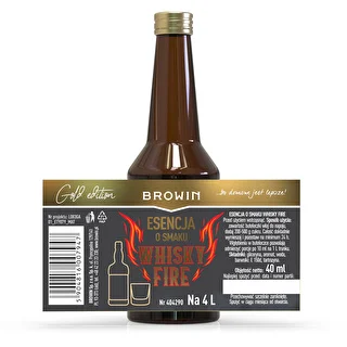 Esencja o smaku Whisky Fire na 4 L, 40ml – zdjęcie 4