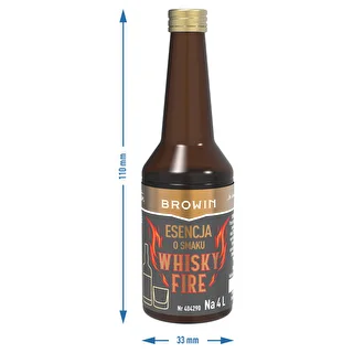 Esencja o smaku Whisky Fire na 4 L, 40ml – zdjęcie 7