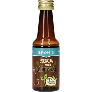 Esencja o smaku dębowym z naturalnym aromatem i ekstraktem - 40 ml, na 4L – zdjęcie 2