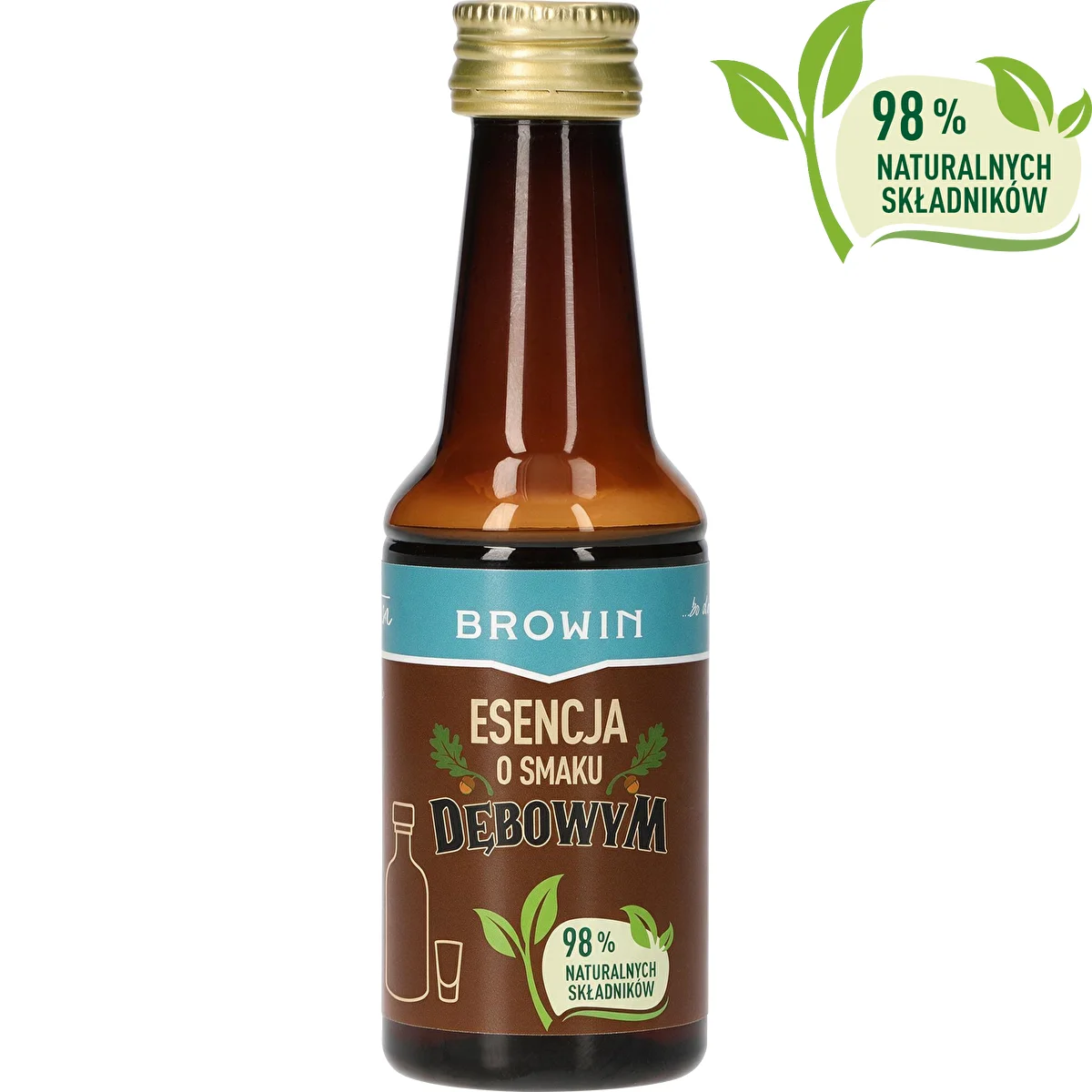 Esencja o smaku dębowym z naturalnym aromatem i ekstraktem - 40 ml, na 4L