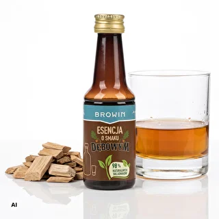 Esencja o smaku dębowym z naturalnym aromatem i ekstraktem - 40 ml, na 4L – zdjęcie 4