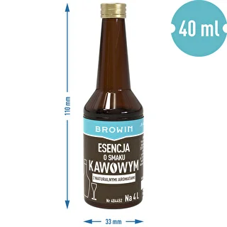 Esencja o smaku kawowym z naturalnymi aromatami na 4 L - 40 ml – zdjęcie 7
