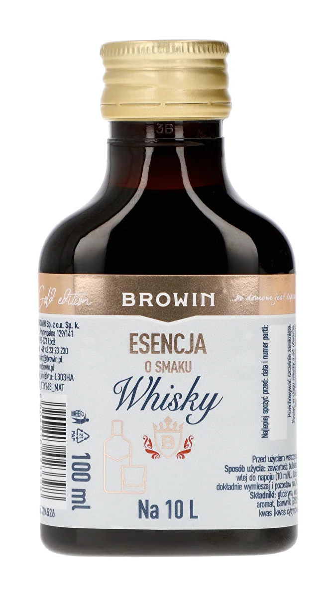Esencja o smaku whisky na 10 L, 100 ml