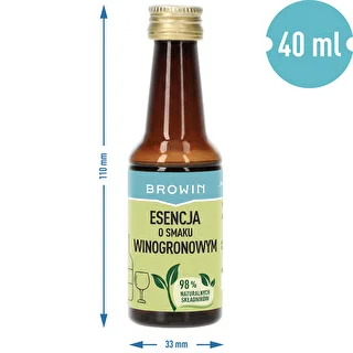 Esencja o smaku winogronowym, , 40 ml – zdjęcie 6
