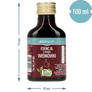 Esencja o smaku wiśniówki na 10 L - 100 ml – zdjęcie 5