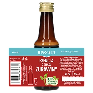 Esencja o smaku żurawiny na 4 L - 40 ml – zdjęcie 5