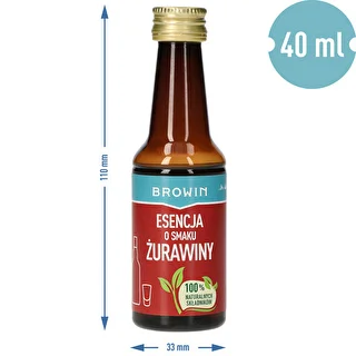 Esencja o smaku żurawiny na 4 L - 40 ml – zdjęcie 8