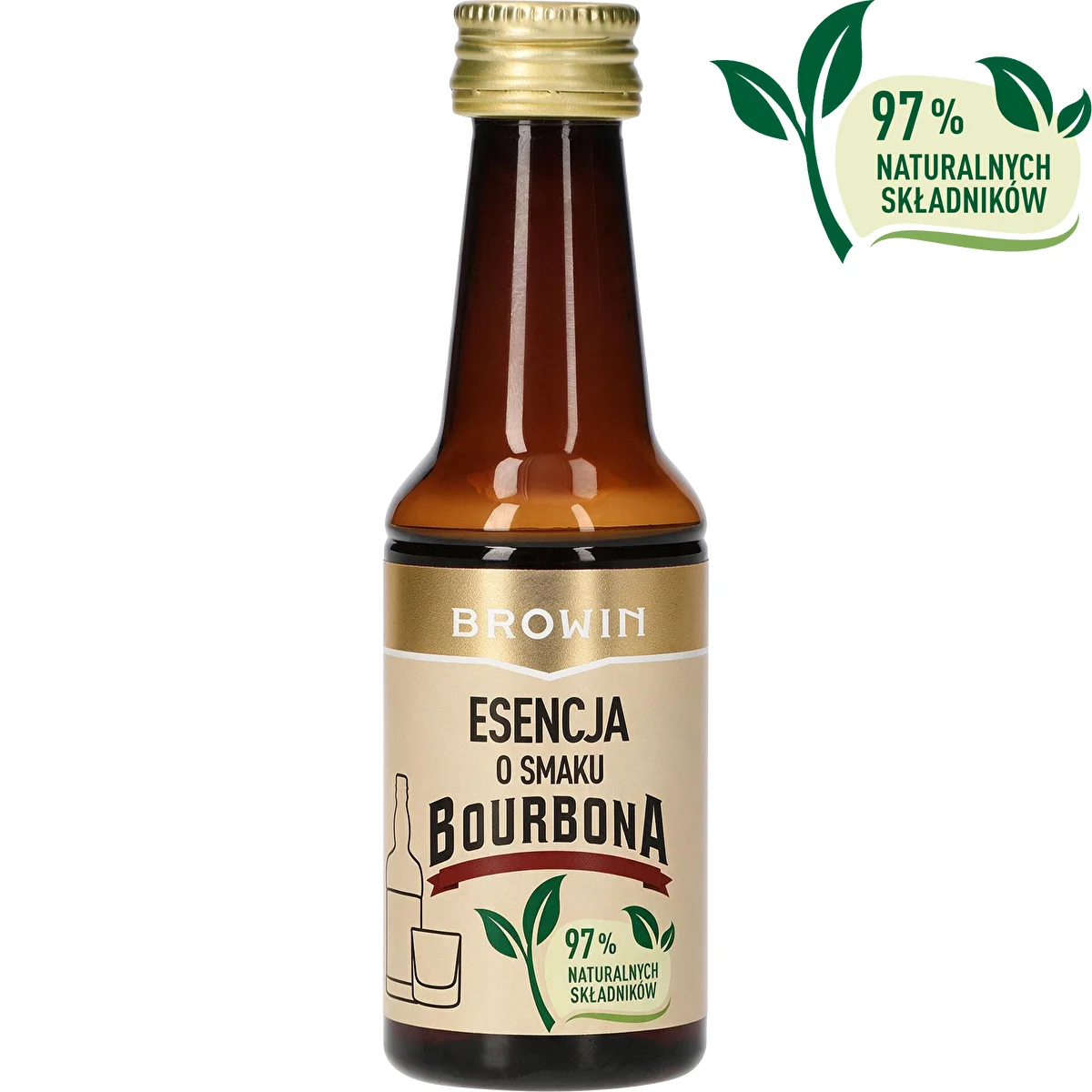 Esencja o smaku Bourbona na 4 L, 40ml