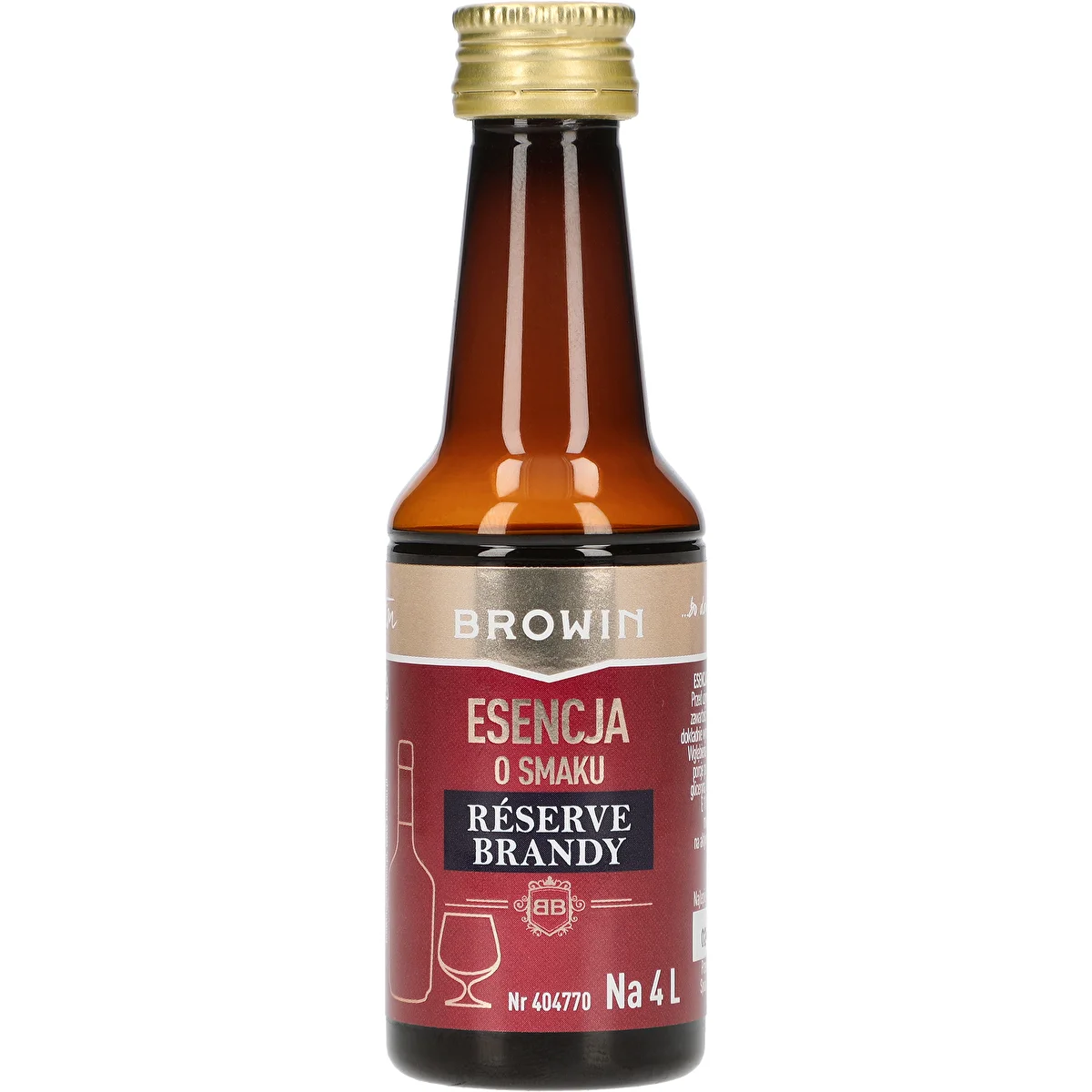 Esencja o smaku Reserve Brandy, 40 ml, na 4L