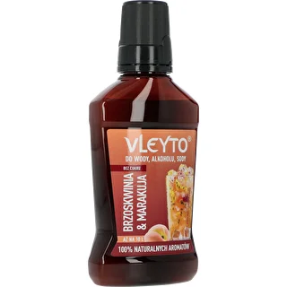 VLEYTO Brzoskwinia & Marakuja – esencja smakowa z naturalnymi aromatami, 250 ml – zdjęcie 3