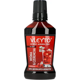 VLEYTO Wiśnia & Czeremcha – esencja smakowa z naturalnymi aromatami, 250 ml – zdjęcie 1