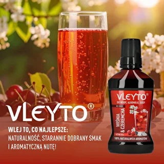 VLEYTO Wiśnia & Czeremcha – esencja smakowa z naturalnymi aromatami, 250 ml – zdjęcie 6