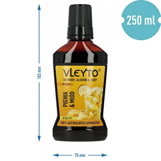 VLEYTO Pigwa & Miód – esencja smakowa z naturalnymi aromatami, 250 ml – zdjęcie 5