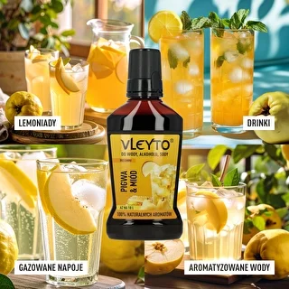 VLEYTO Pigwa & Miód – esencja smakowa z naturalnymi aromatami, 250 ml – zdjęcie 7