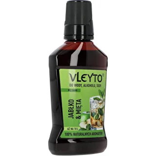 VLEYTO Mięta & Jabłko – esencja smakowa z naturalnymi aromatami, 250 ml – zdjęcie 3