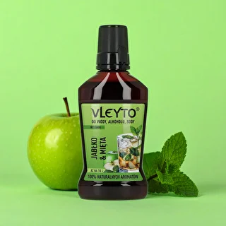 VLEYTO Mięta & Jabłko – esencja smakowa z naturalnymi aromatami, 250 ml – zdjęcie 4