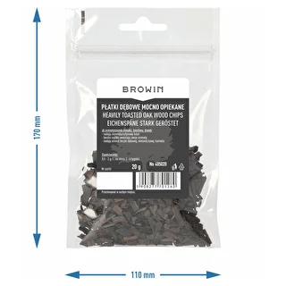 Płatki dębowe mocno opiekane, 20g – zdjęcie 7