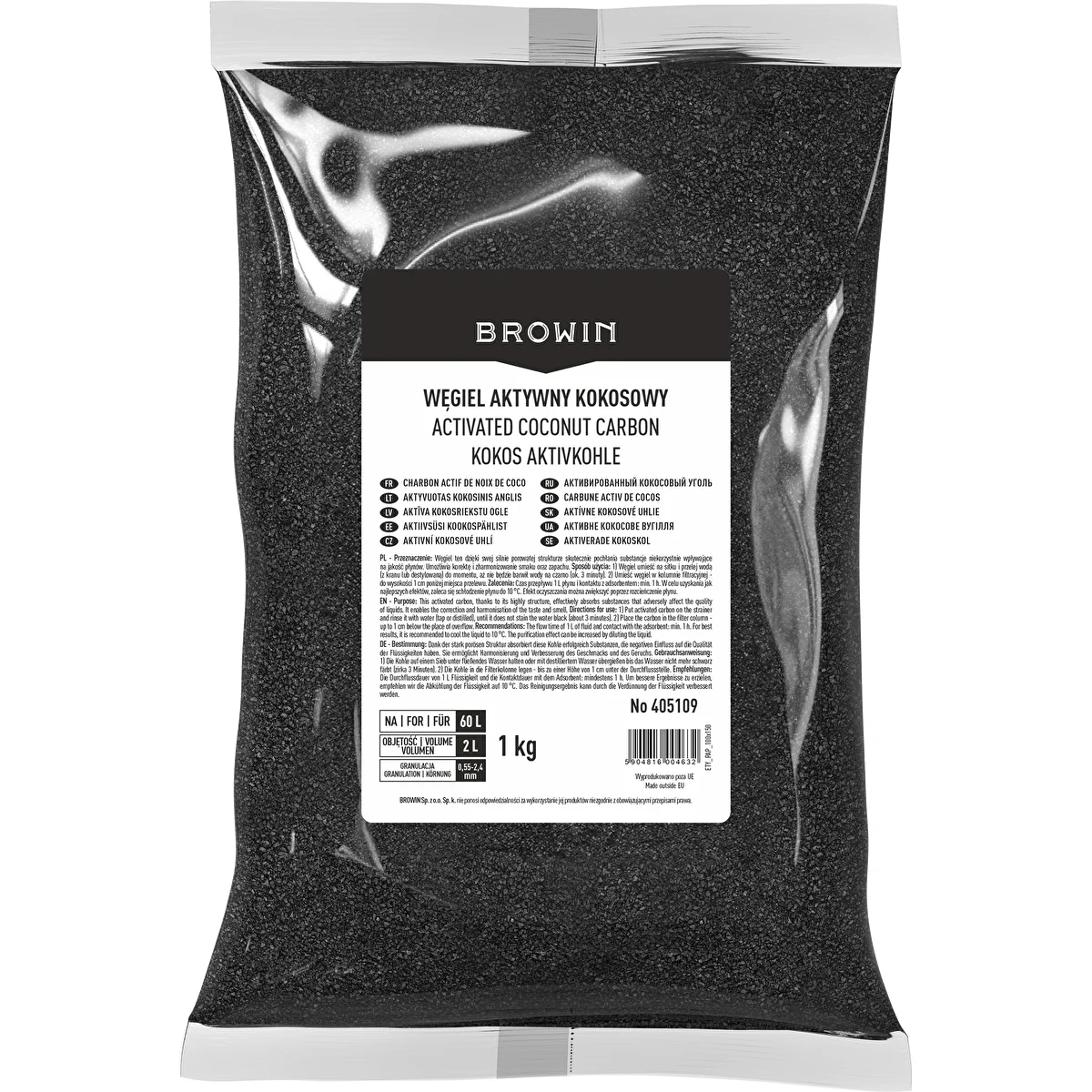 Węgiel aktywny kokosowy 1 kg