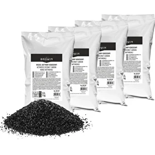 Węgiel aktywny kokosowy 1 kg x 4 - zestaw