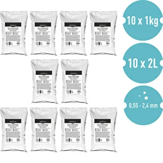 Węgiel aktywny kokosowy 1 kg x 10 - zestaw – zdjęcie 2