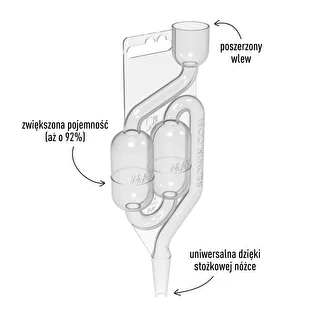 Rurka fermentacyjna plastikowa MAXI-v2 – zdjęcie 3