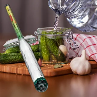Solomierz nietłukący z probówką, zakres pomiaru: 0-300 g soli/L – zdjęcie 7